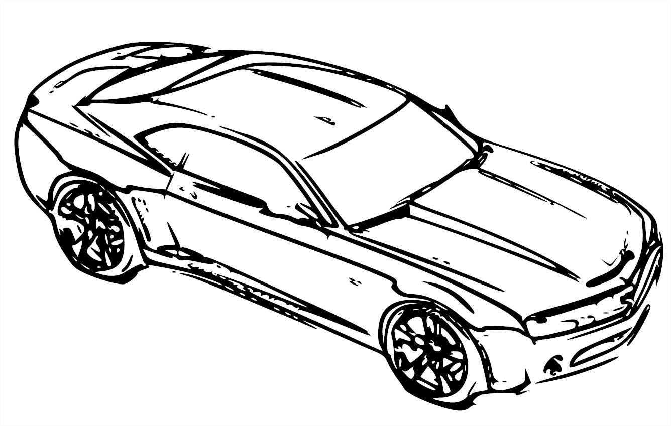 Coloriage Chevrolet Camaro